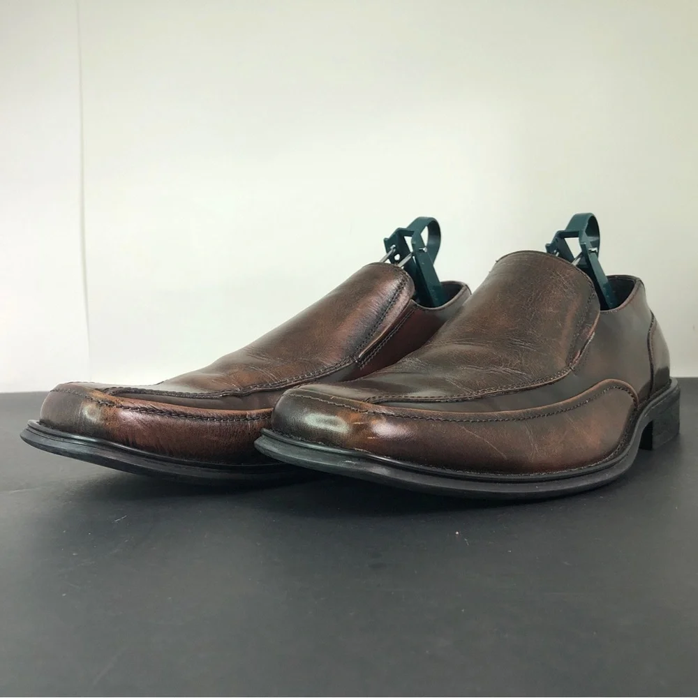 Natha Studio Men’s 840036 Brown‎ Size 11.5 M Loafers/Slip On Dress Shoes